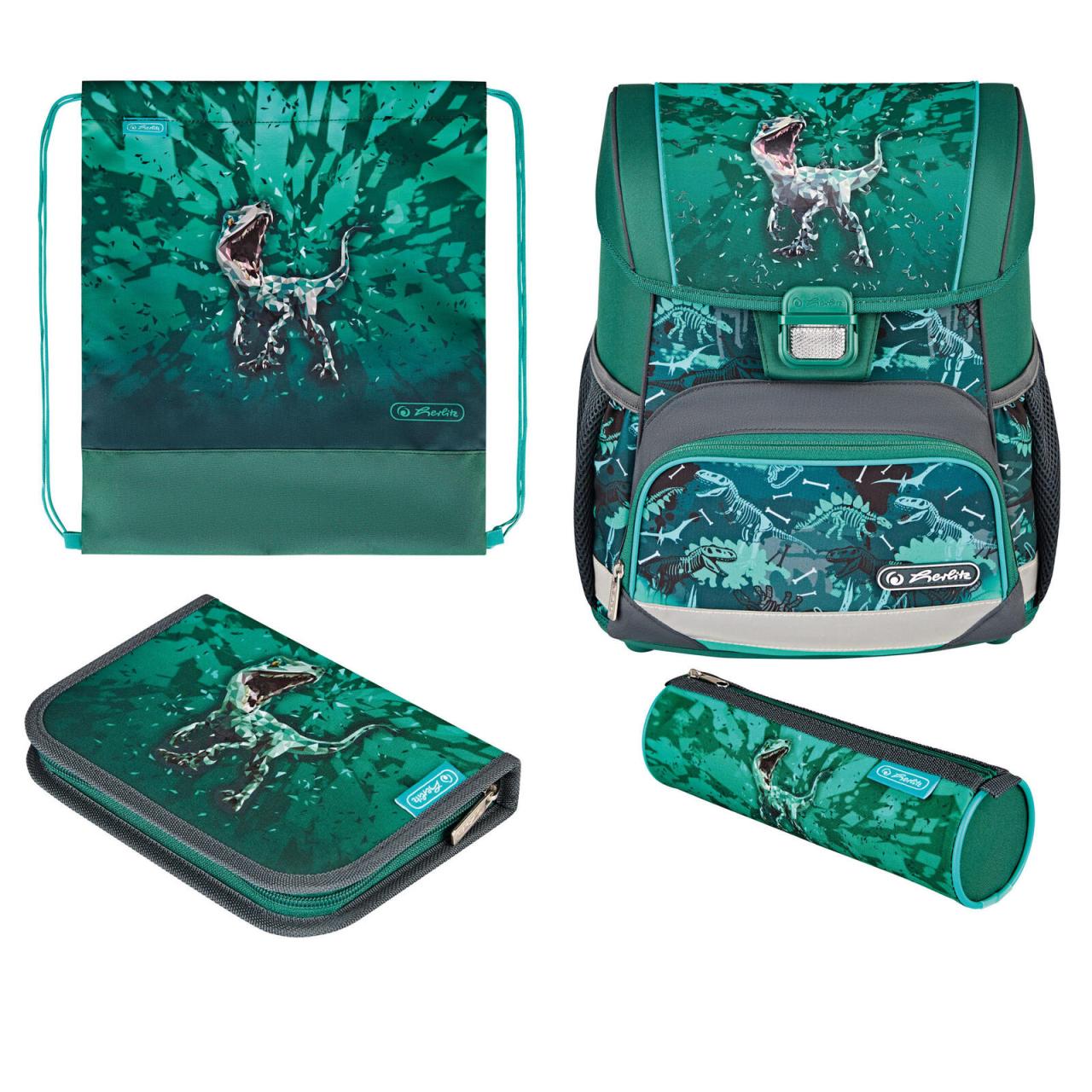 herlitz Schulranzen-Set Loop Plus Green Rex 31,0 x 22,0 x 37,0 cm grün 16,0 l herlitz Schulranzen-Set Loop Plus Green Rex 31,0 x 22,0 x 37,0 cm grün 16,0 l von Herlitz