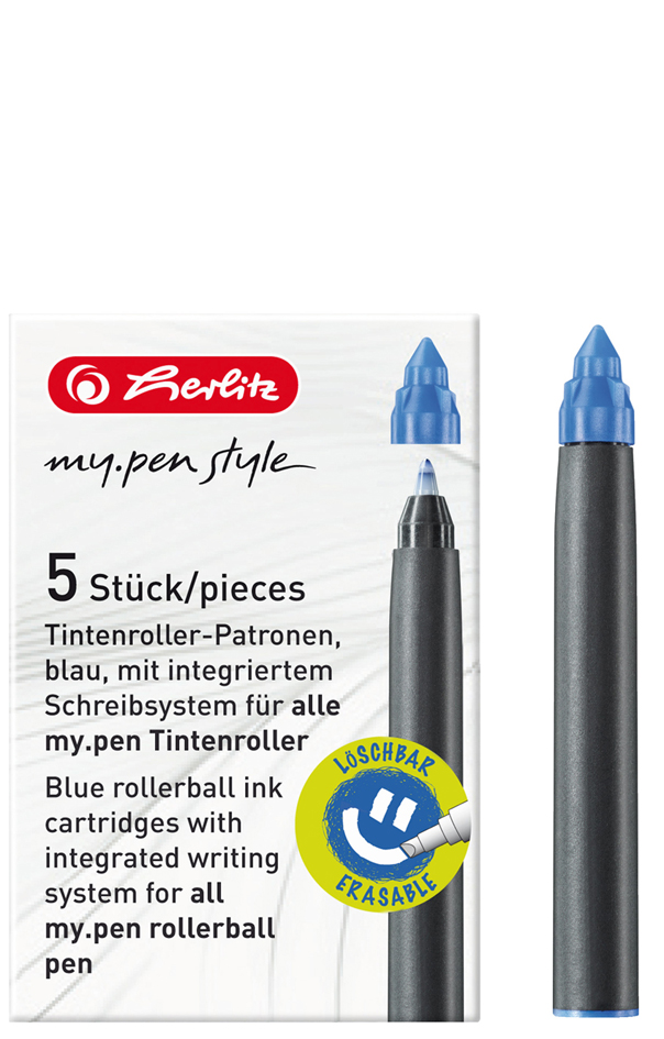 herlitz Tintenroller my.pen style , Fresh Citrus, von Herlitz