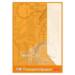 herlitz Transparentpapier 60 g/qm, 25 Blatt von Herlitz