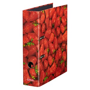 herlitz maX.file Fruits Motivordner Erdbeere 8,0 cm DIN A4 von Herlitz