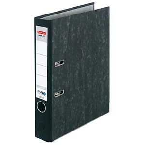 herlitz maX.file nature Ordner schwarz marmoriert Karton 5,0 cm DIN A4 herlitz maX.file nature Ordner schwarz marmoriert Karton 5,0 cm DIN A4 von Herlitz