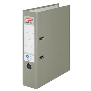 herlitz maX.file nature plus Ordner grau Karton 8,0 cm DIN A4 herlitz maX.file nature plus Ordner grau Karton 8,0 cm DIN A4 von Herlitz