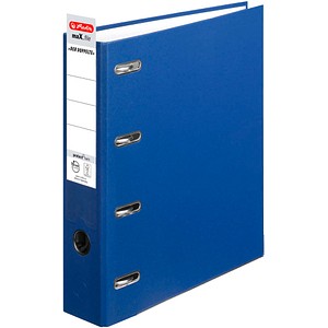 herlitz maX.file protect Doppelordner blau Karton 7,0 cm von Herlitz
