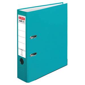 herlitz maX.file protect Ordner türkis Kunststoff 8,0 cm DIN A4 von Herlitz