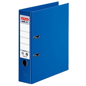 herlitz maX.file protect plus Ordner blau Kunststoff 8,0 cm DIN A4 von Herlitz