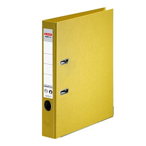 herlitz maX.file protect plus Ordner gelb Kunststoff 5,0 cm DIN A4 von Herlitz
