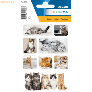 10 x HERMA Schmucketikett Decor Katzenkinder 10 x HERMA Schmucketikett Decor Katzenkinder von Herma