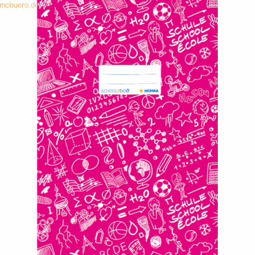 10 x Herma Heftschoner A4 Schoolydoo pink 10 x Herma Heftschoner A4 Schoolydoo pink von Herma