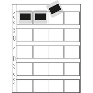 100 HERMA Fotosichthüllen Fotophan 5x5 cm glasklar glatt von Herma