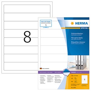 800 HERMA Ordneretiketten 4290 weiß 800 HERMA Ordneretiketten 4290 weiß von Herma