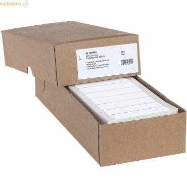 HERMA Computeretiketten endlos 88,9x23,0mm 1-bahnig VE=6000 Stück HERMA Computeretiketten endlos 88,9x23,0mm 1-bahnig VE=6000 Stück von Herma