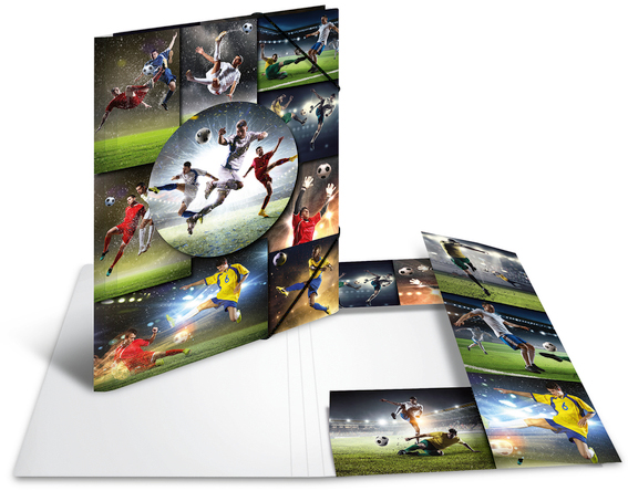HERMA Eckspannermappe , Football, , Karton, DIN A4 HERMA Eckspannermappe , Football, , Karton, DIN A4 von Herma