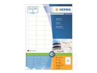 HERMA Etiketten Premium A4 38.1x21.2 mm weiß Papier matt 6500 St., Weiß, Selbstklebendes Druckeretikett, A4, Papier, Laser/Inkjet, Dauerhaft von Herma