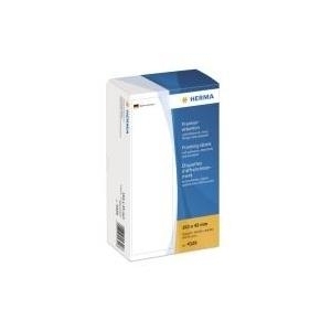 HERMA Franking labels - Self-adhesive franking labels - weiß - 163 x 45 mm - 500 Etikett(en) (250 Bogen x 2) (4329) von Herma