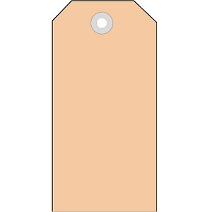 HERMA Hängeetiketten braun 60,0 x 113,0 mm Colli-Anhänger, aus glattem braunem Karton, mit abgeschrägten Ecken, 1.000 St. von Herma