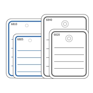 HERMA Hängeetiketten weiß 48,0 x 65,0 mm mit Öse und Faden, 1.000 St. von Herma