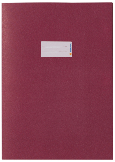 HERMA Heftschoner, DIN A4, aus Papier, dunkelrot von Herma