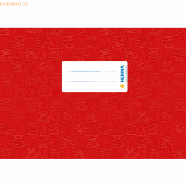 HERMA Heftschoner A5 quer PP rot gedeckt HERMA Heftschoner A5 quer PP rot gedeckt von Herma