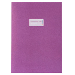 HERMA Heftumschlag glatt violett Papier DIN A4 von Herma