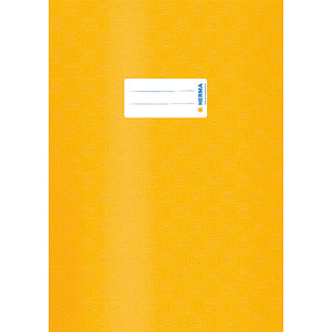 HERMA Heftumschlag mit Baststruktur gelb Kunststoff DIN A4 von Herma