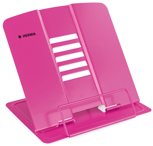 HERMA Leseständer XL, aus Metall, pink von Herma