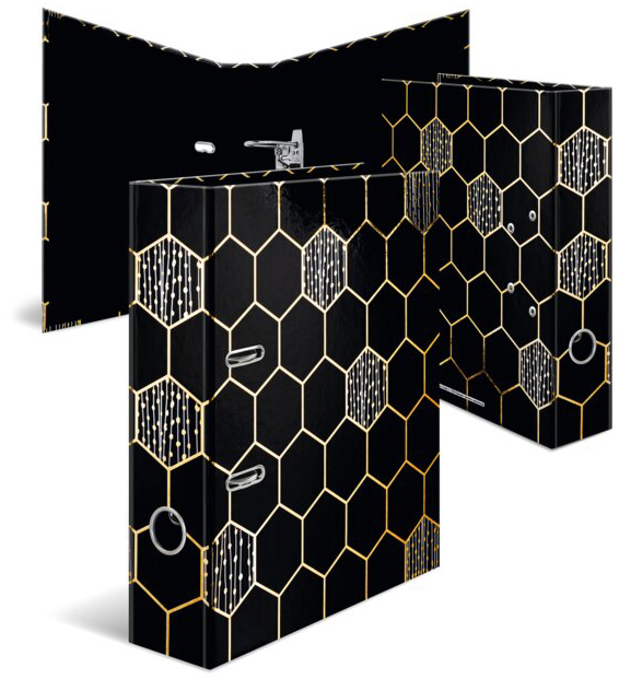 HERMA Motivordner , Abstract, , DIN A4, Hexagon HERMA Motivordner , Abstract, , DIN A4, Hexagon von Herma
