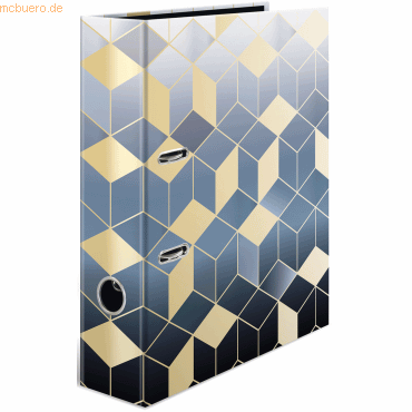 HERMA Motivordner A4 70mm Cubes HERMA Motivordner A4 70mm Cubes von Herma