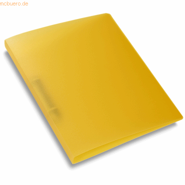 HERMA Ringbuch A4 2 Ringe 25mm transluzent gelb von Herma