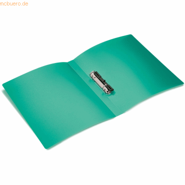 HERMA Ringbuch A4 2 Ringe 25mm transluzent türkis HERMA Ringbuch A4 2 Ringe 25mm transluzent türkis von Herma