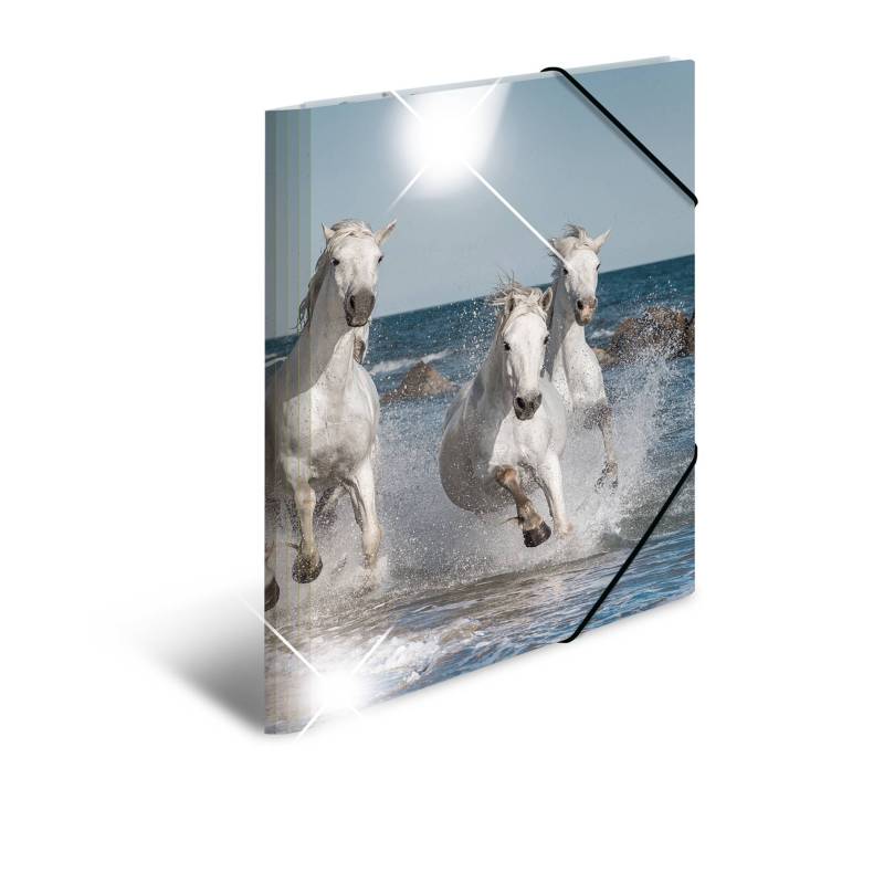 HERMA Sammelmappe A3 Glossy Pferd Polypropylen von Herma