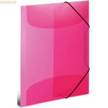 HERMA Sammelmappe A4 PP transluzent pink HERMA Sammelmappe A4 PP transluzent pink von Herma