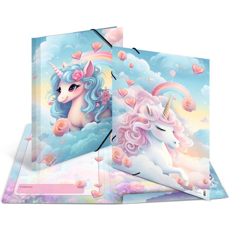 HERMA Sammelmappen A3 Karton Happy Unicorns HERMA Sammelmappen A3 Karton Happy Unicorns von Herma