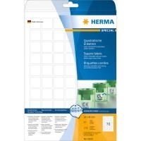 HERMA - Selbstklebende, abziehbare, matte Papieretiketten - weiß - 24 x 24 mm 1750 Etikett(en) (25 Bogen x 70) (10105) von Herma