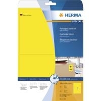 HERMA - Selbstklebende Etiketten - Gelb - 199,6 x 143,5 mm 40 Stck. (20 Bogen x 2) (4496) von Herma