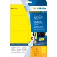 HERMA Special - Matt - selbstklebend - Gelb - 99,1 x 42,3 mm 300 Etikett(en) (25 Bogen x 12) Folienetiketten (8029) von Herma