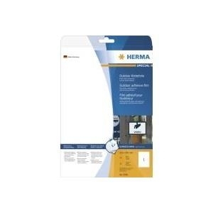 HERMA Special - Selbstklebende, matte Etiketten aus Polyethylen-Folie für den Außenbereich - weiß - A4 (210 x 297 mm) 10 Etikett(en) (9500) von Herma