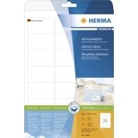 HERMA Special - Selbstklebende Adressenetiketten - weiß - 63,5 x 38,1 mm - 525 Stck. (25 Bogen x 21) (5029) von Herma