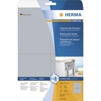 HERMA Special - Selbstklebende matte Polyesterfolienetiketten - Silber - 105 x 148 mm 100 Etikett(en) (25 Bogen x 4) (4216) von Herma