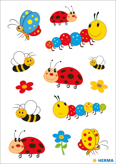 HERMA Sticker DECOR , Frieda und Freunde, HERMA Sticker DECOR , Frieda und Freunde, von Herma