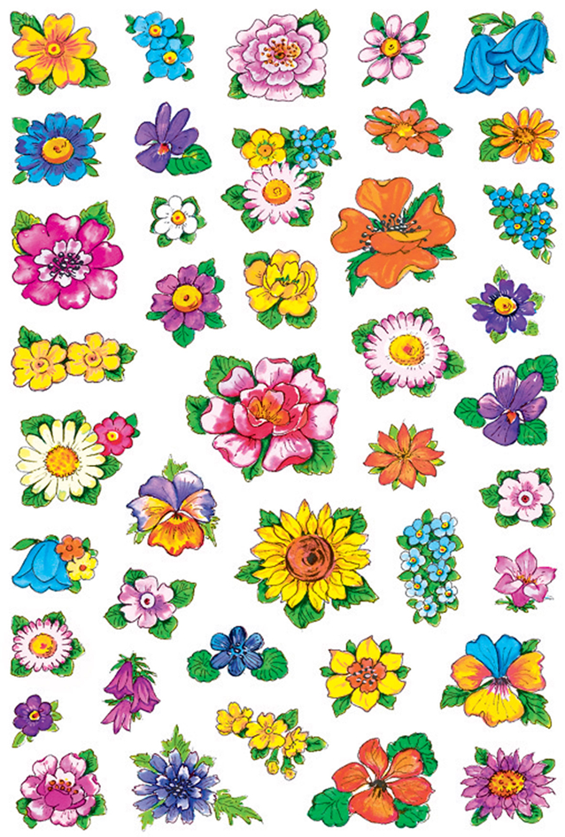 HERMA Sticker DECOR , Kleine Blumenköpfe, von Herma