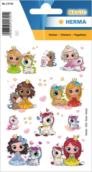 HERMA Sticker MAGIC , Prinzessin Sweetie & Friends, von Herma