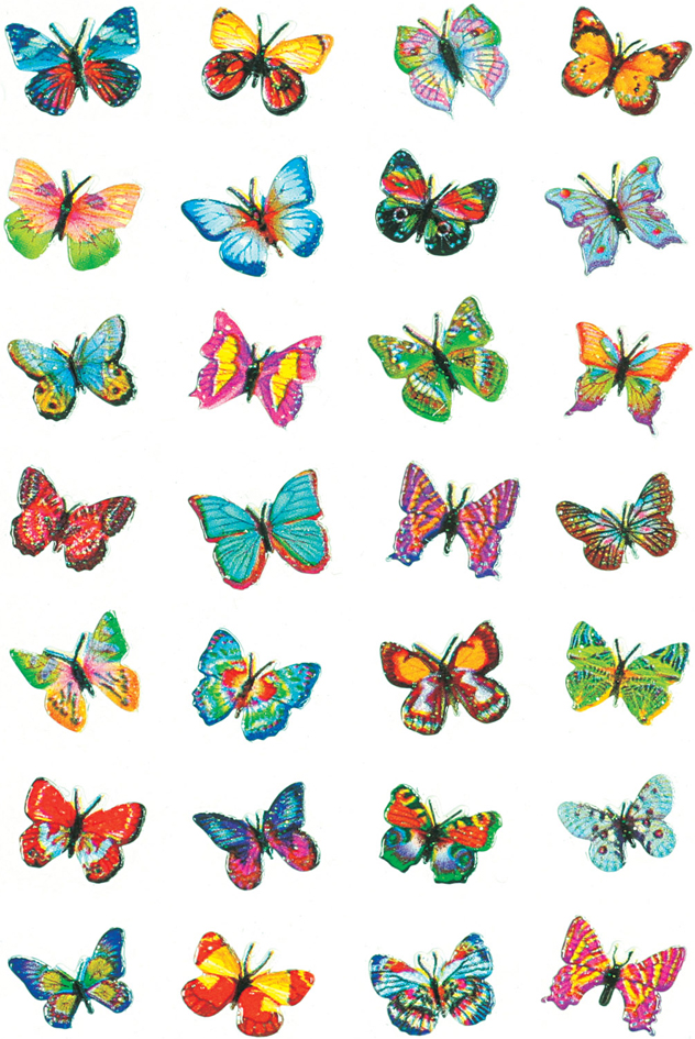 HERMA Sticker MAGIC , Schmetterlinge, , Glitterfolie HERMA Sticker MAGIC , Schmetterlinge, , Glitterfolie von Herma