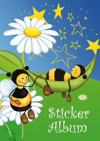 HERMA Stickeralbum , Bienenwiese, , DIN A5 von Herma