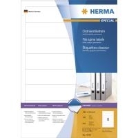 HERMA SuperPrint - Aktenetiketten (File Folder Labels) - weiß - 34 x 192 mm - 800 Stck. (100 Bogen x 8) (4290) von Herma