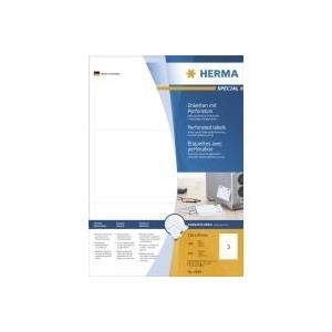 HERMA SuperPrint - Perforierte Etiketten - weiß - 99 x 210 mm (100 Bogen x 1) (4664) von Herma