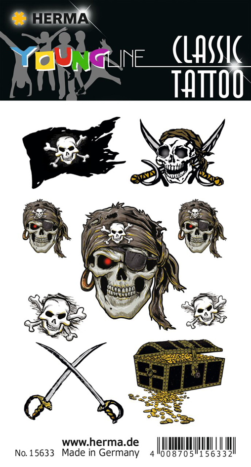 HERMA Tattoo CLASSIC , Pirat, von Herma