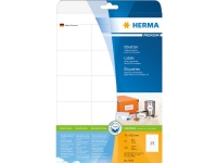 Herma Premium Etiketten 5055, A4, weiß, 70 x 50,8 mm, Papier, 375 Stück (5055) von Herma