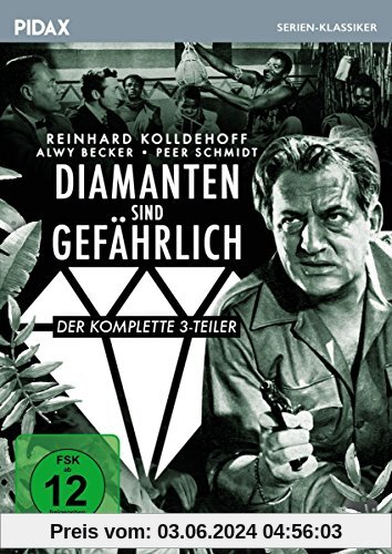 Diamanten sind gefährlich / Der auf Tatsachen beruhende komplette Krimi-Dreiteiler (Pidax Serien-Klassiker) von Hermann Kugelstadt