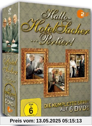 Hallo - Hotel Sacher...Portier! - Die komplette Serie [6 DVDs] von Hermann Kugelstadt