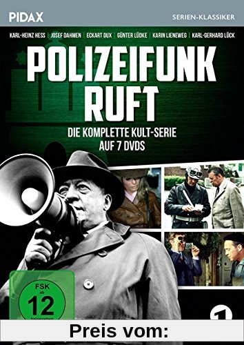 Polizeifunk ruft / Die komplette 52-teilige Krimiserie (Pidax Serien-Klassiker) [7 DVDs] von Hermann Leitner